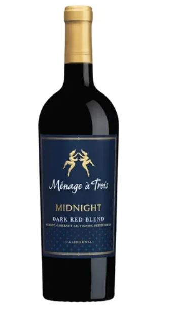 Vinho MÉNAGE A TROIS MIDNIGHT DARK RED BLEND