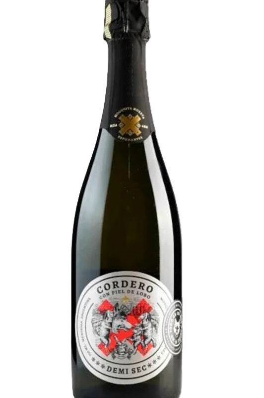 Espumante CORDERO COM PIEL LOBO DEMI SEC